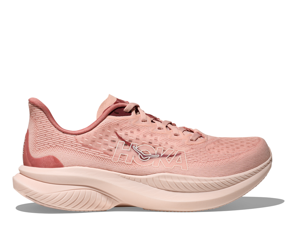 HOKA Women's Mach 6 - ROSE LATTE / BLUSH