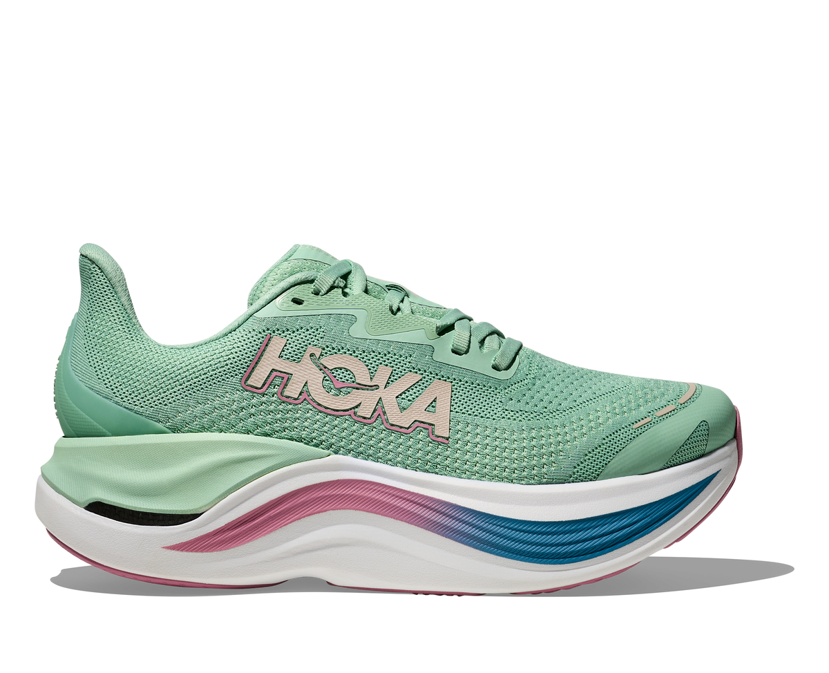 HOKA Women's Skyward X - JADEITE / DRIED ROSE