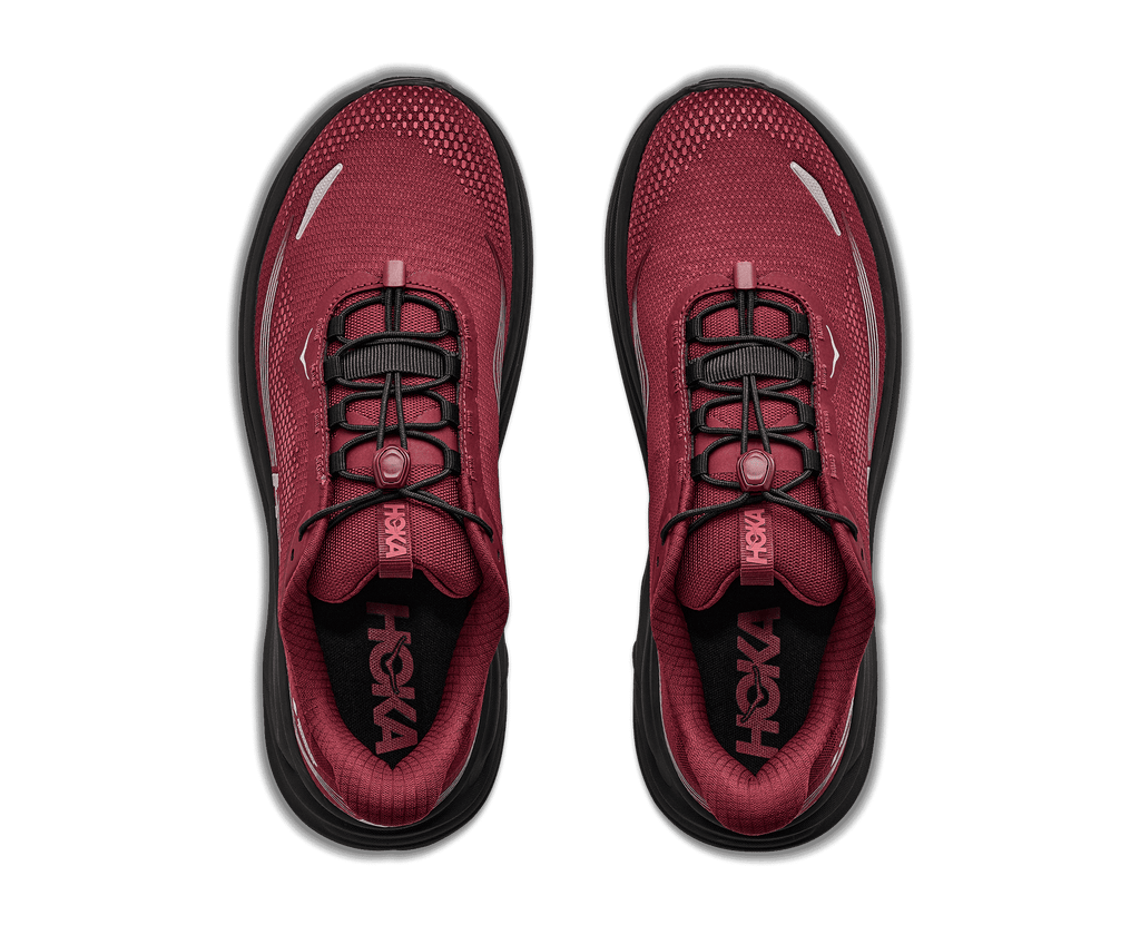 HOKA Men's Clifton 11 GTX - VARSITY BURGUNDY / CARBON BLACK