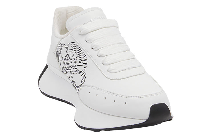 (WMNS) Alexander McQueen Sprint Runner 'White Black' 755637WIDN89089 #