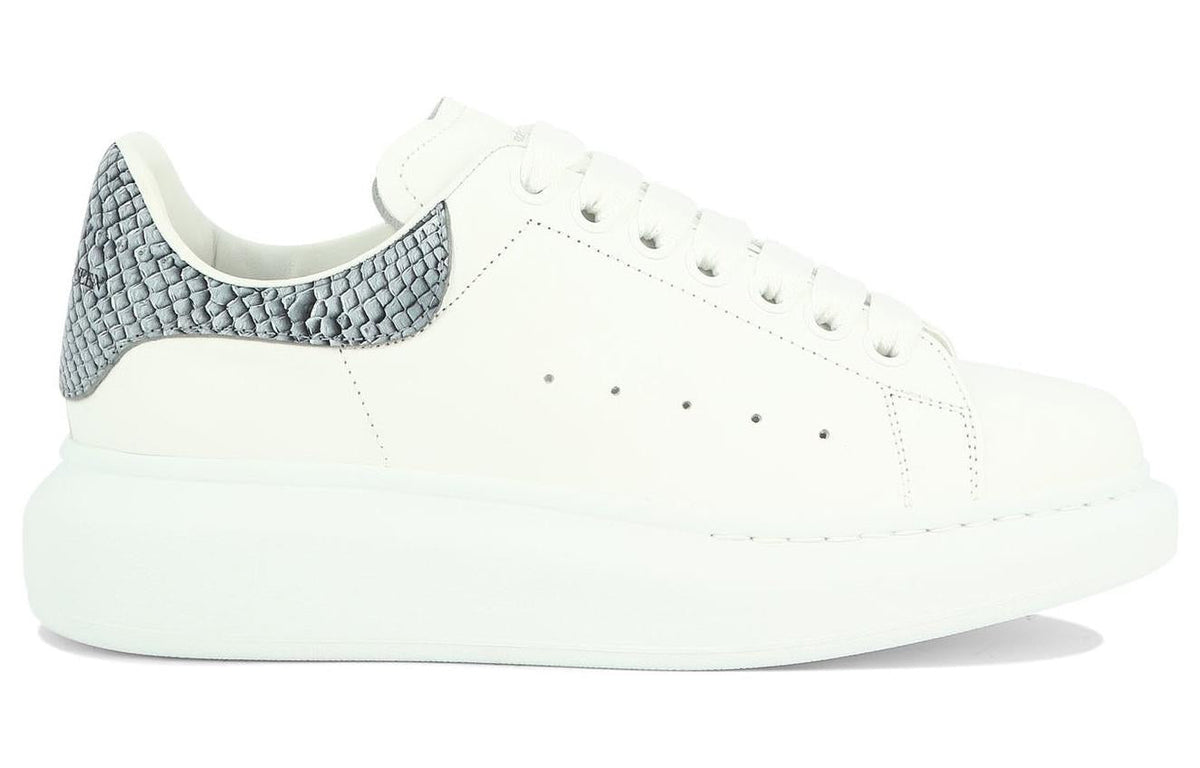 (WMNS) Alexander McQueen Oversized Shoes 'White Ice Snake' 718139WIE838857 #