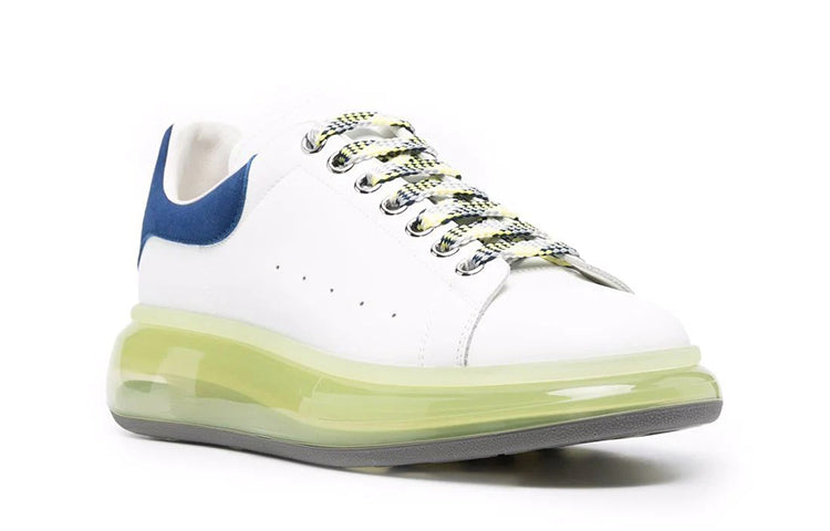 Alexander McQueen Oversized Sneaker 'Translucent Indigo Yellow' 604232WHXMA9433 #