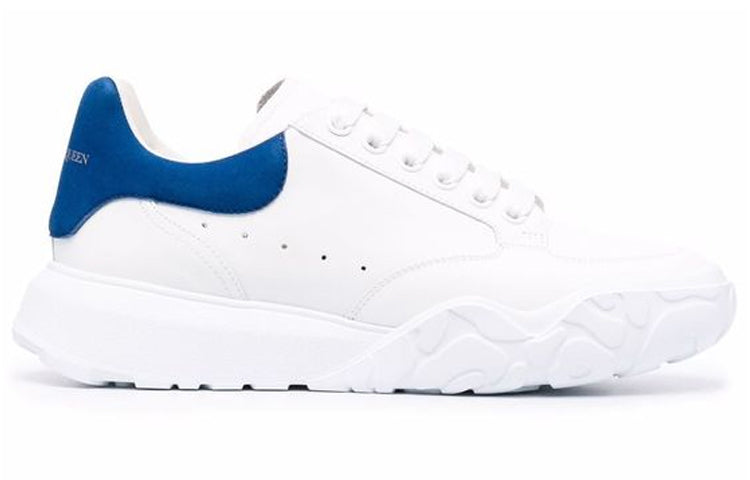 Alexander McQueen Oversized Court Trainer 'White Blue' 634619WIA9A9086  #