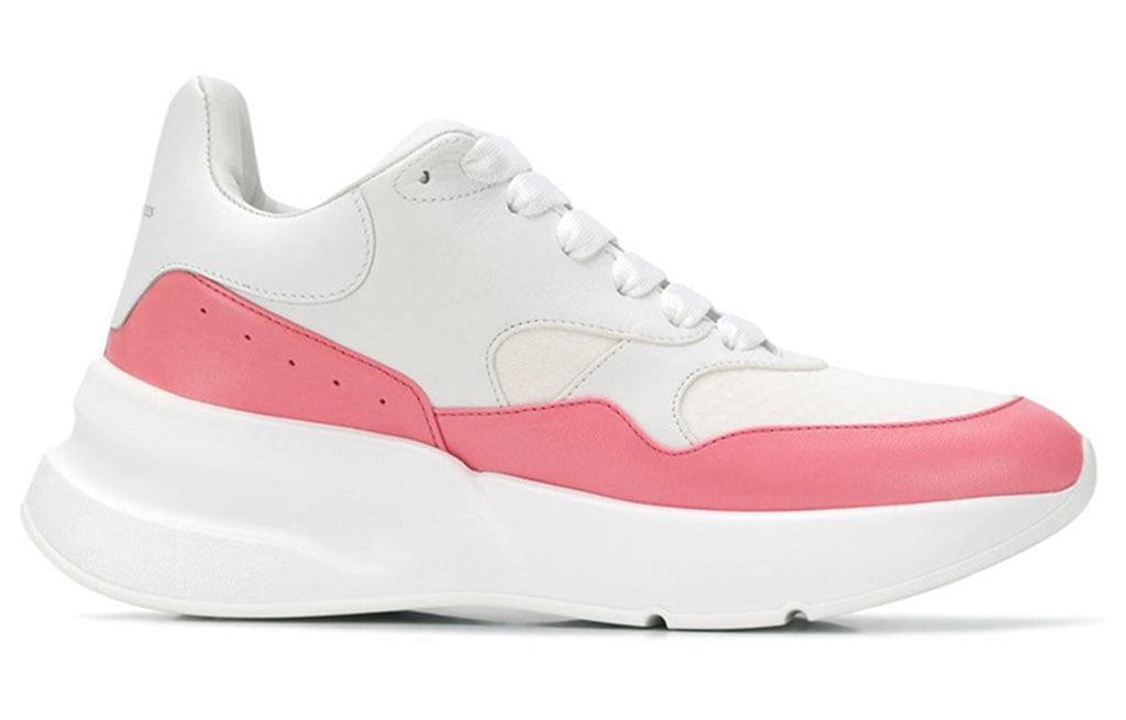 (WMNS) Alexander McQueen Oversized Runner in Nappa Calf Leather 'White Pink' 533710WHT999374 #