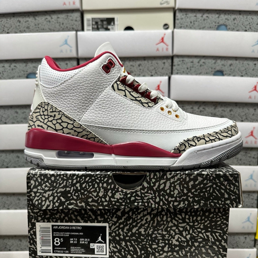 Jordan 3 Retro Cardinal Red
