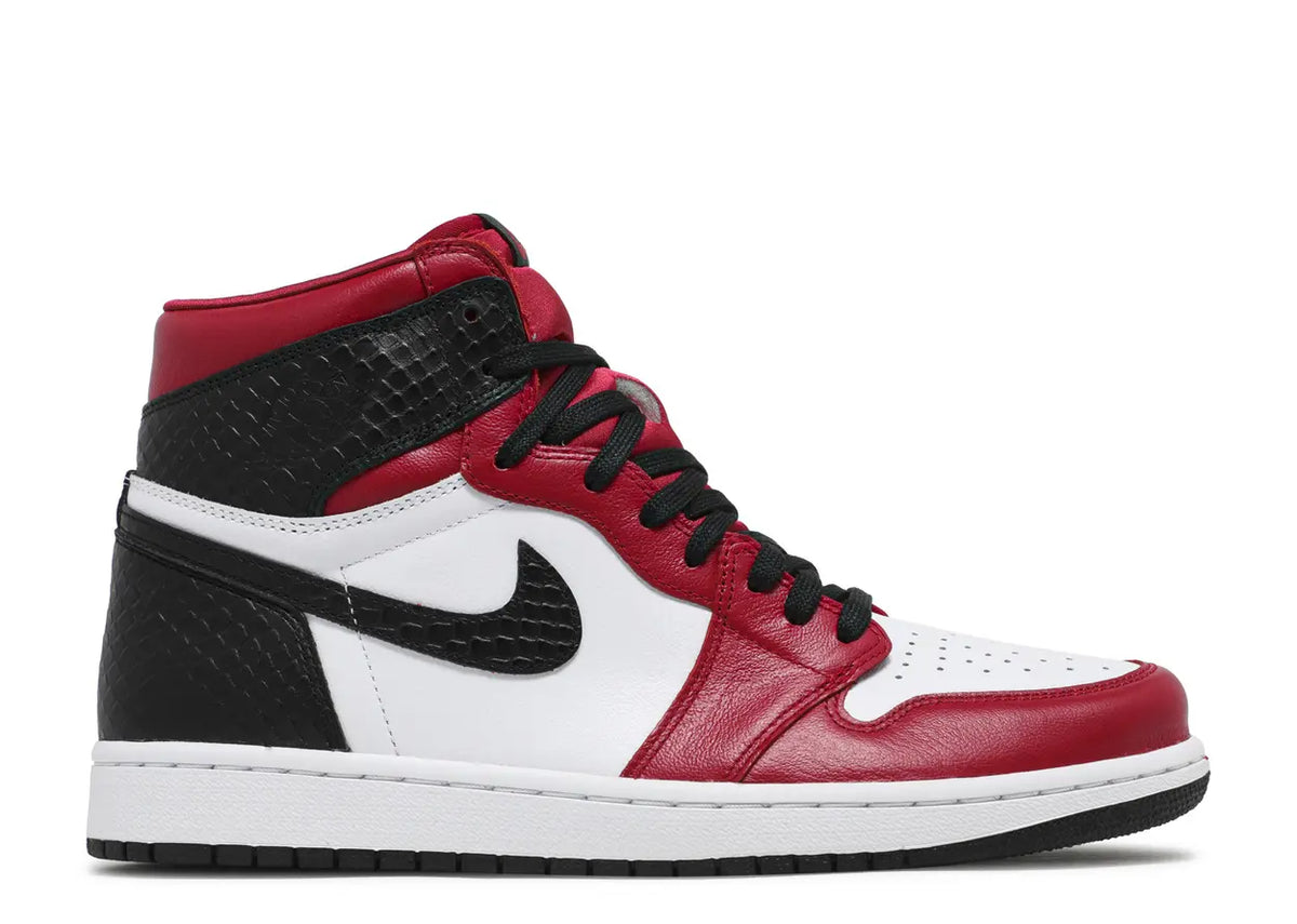Nike Air Jordan 1 Satin Red Sneakers