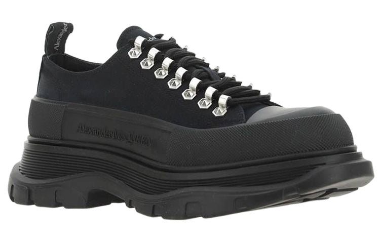Alexander McQueen Tread Slick Sneakers 'Black' 735817W4MV11081 #