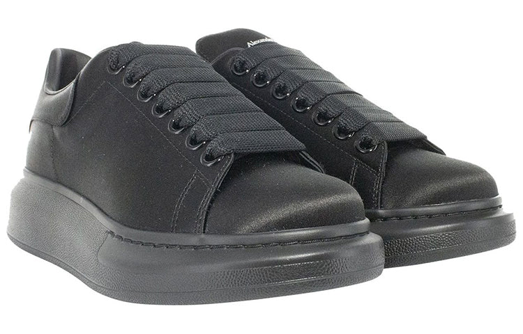 (WMNS) Alexander McQueen Oversized Sneaker 'Triple Black' 685667W4ACZ1000 #