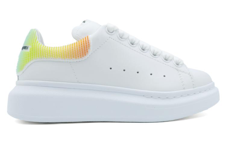 (WMNS) Alexander McQueen Larry Oversized Low-Top Sneakers 'White Multi' 708070WICG4903 #