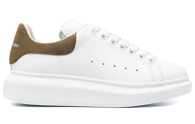 (WMNS) Alexander McQueen Oversized Sneaker 'White Khaki' 553770WHGP79256 #