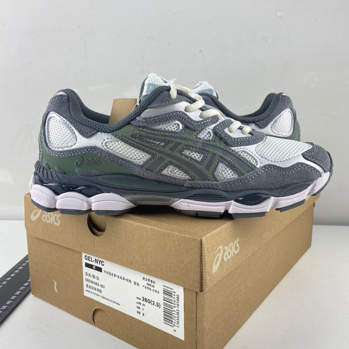 ASICS Gel-NYC Cream Steel Grey