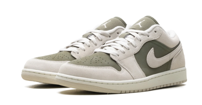 Air Jordan 1 Low SE Medium Olive Sail HV4089 201