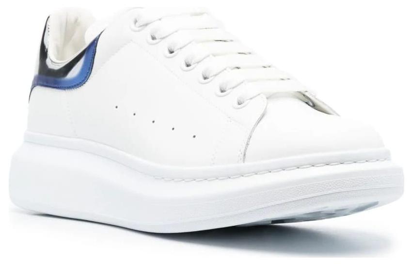Alexander McQueen Oversized Sneakers 'White Black Blue' 750335WIDJN8711 #