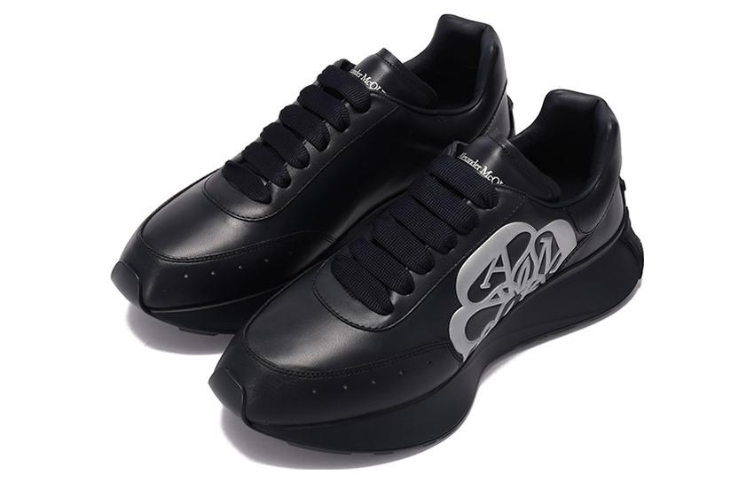 Alexander McQueen Sprint Runner 'Navy Silver White' 727377WIC9I4587 #