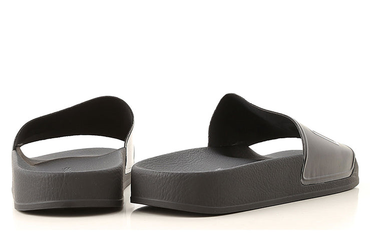 Alexander McQueen Logo Sandals Black/White 547040-R2587-1006 #