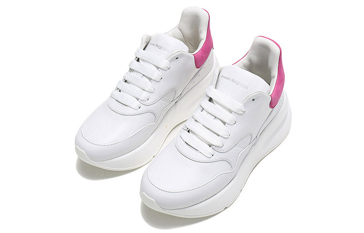 (WMNS) Alexander McQueen Oversized Runner Sneakers 'White Rose Pink' 586410WHRUB9373 #