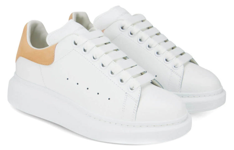 (WMNS) Alexander McQueen Oversized Sneaker 'White Beige'718233WICG68959 #