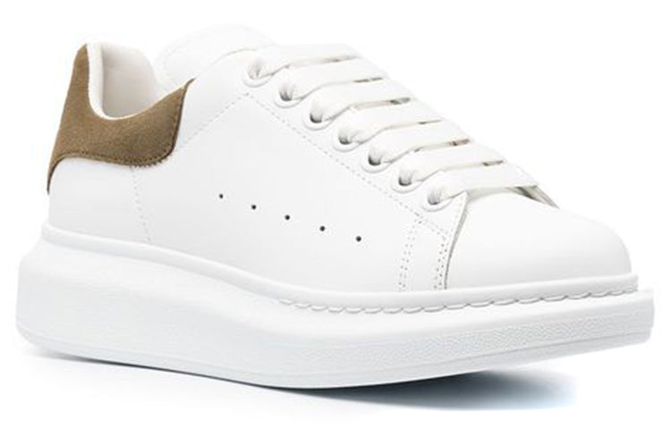 (WMNS) Alexander McQueen Oversized Sneaker 'White Khaki' 553770WHGP79256 #