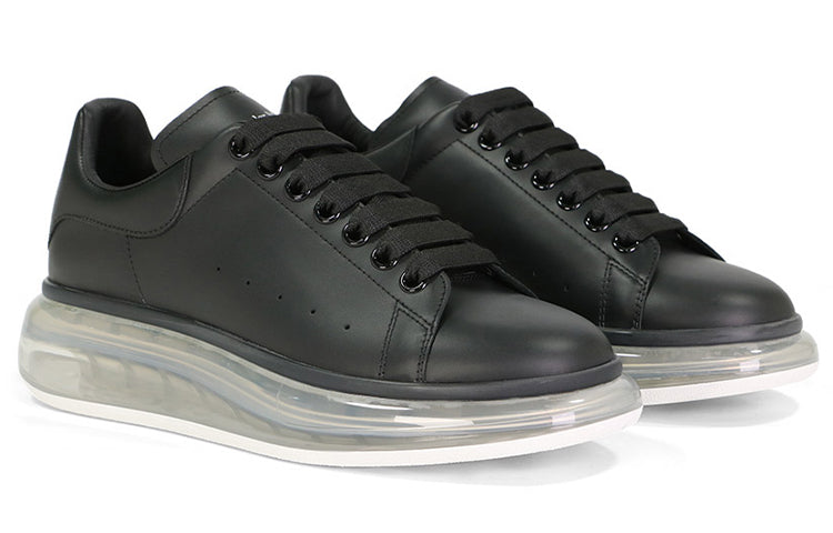 Alexander McQueen Oversized Sneaker 'Black Clear Sole' 604232WHX981070 #