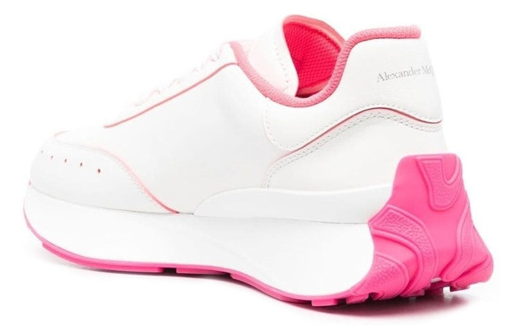 (WMNS) Alexander McQueen Sprint Runner 'White Bright Pink' 718361WIC9D8955 #