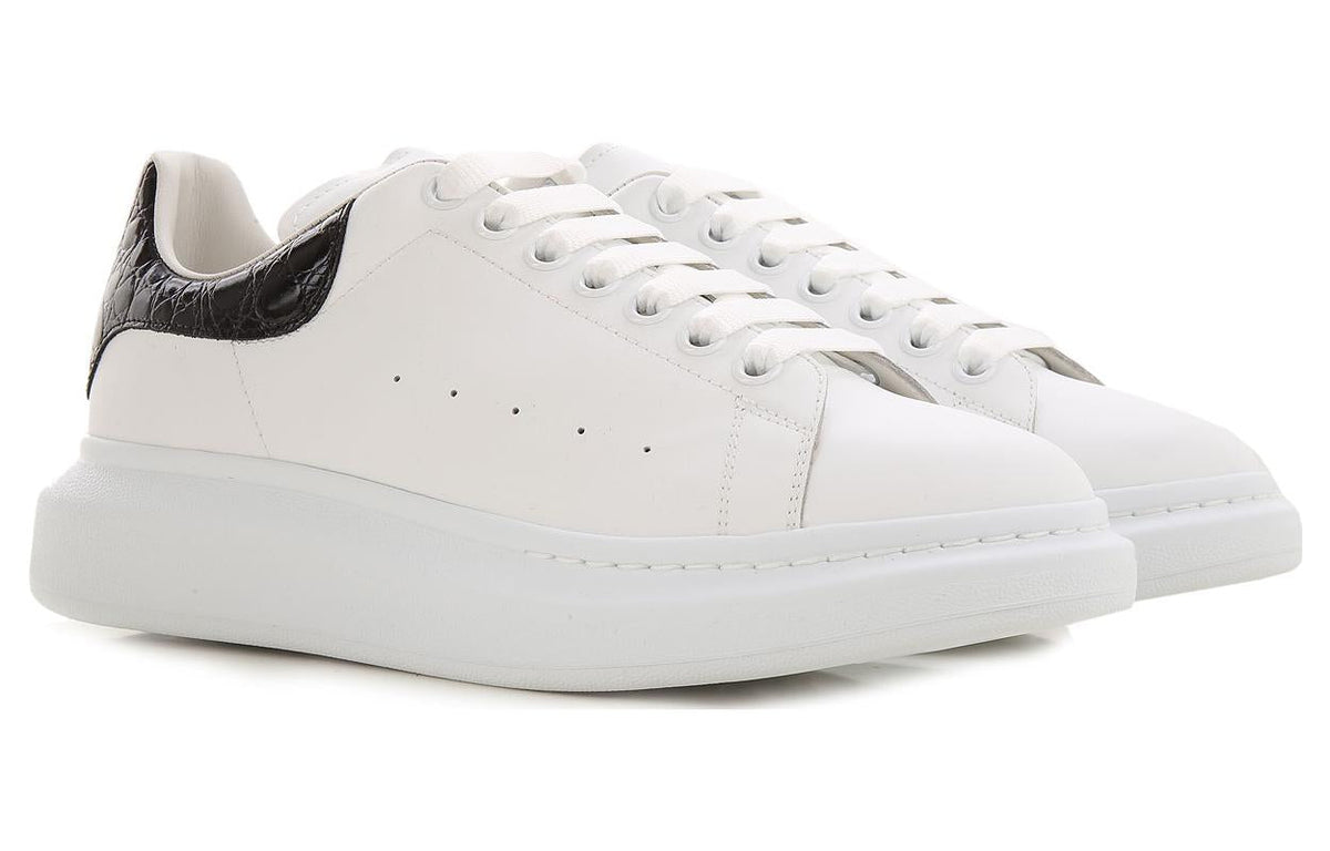 Alexander McQueen Oversized Sneaker 'Black Crocodile' 625162WHYB89061 #