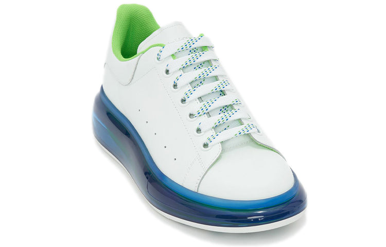 Alexander McQueen Oversized Sneaker 'Transparent Sole - White Blue' 662657WHYBY9467 #