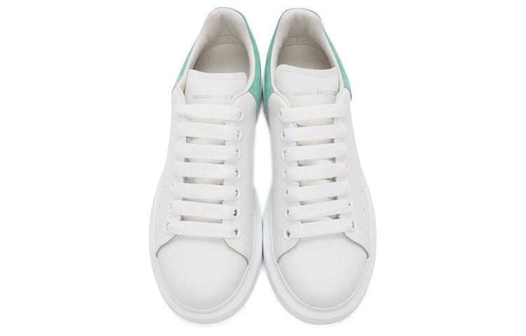(WMNS) Alexander McQueen Low-Top Larry Sneakers 'White Green' 553770WHGP79462 #