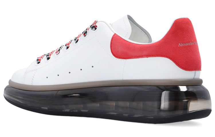 (WMNS) Alexander McQueen Oversized Transparent 'White Red' 611698WHXMA9629 #