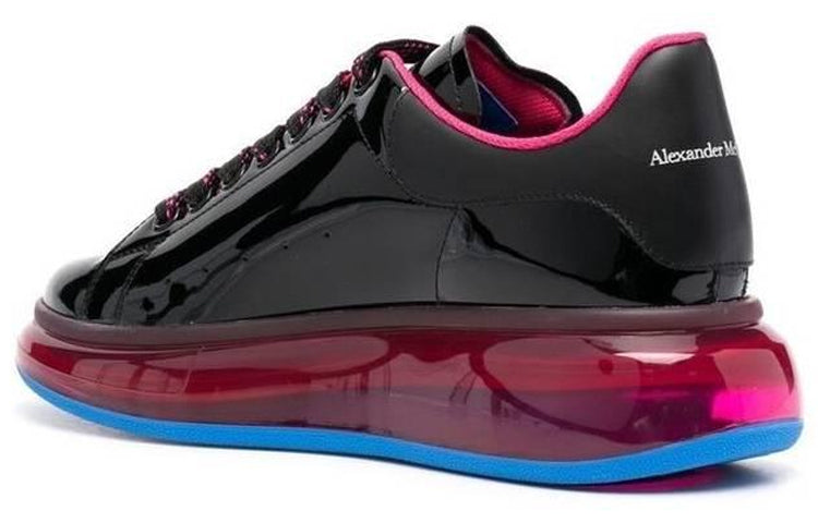 Alexander McQueen Oversized Sneaker 'Transparent Sole - Black Pink' 662657WIA3A1534 #