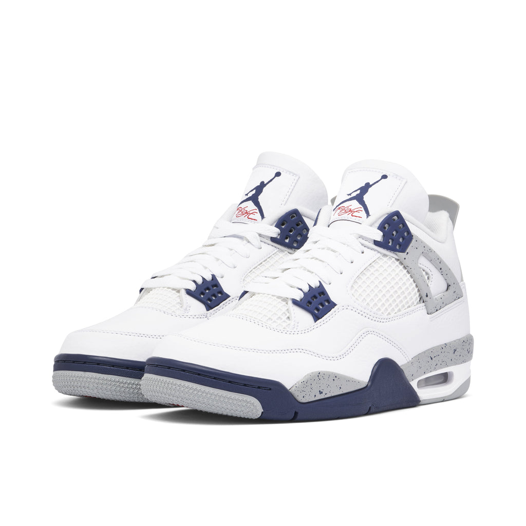 Jordan 4 Retro White Midnight Navy