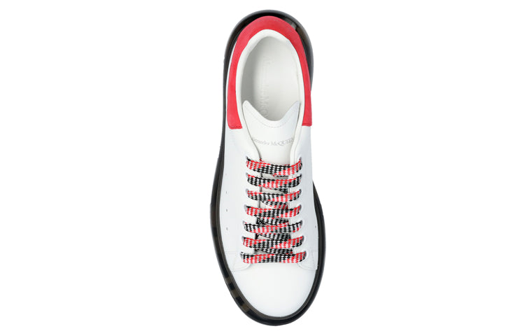 (WMNS) Alexander McQueen Oversized Transparent 'White Red' 611698WHXMA9629 #