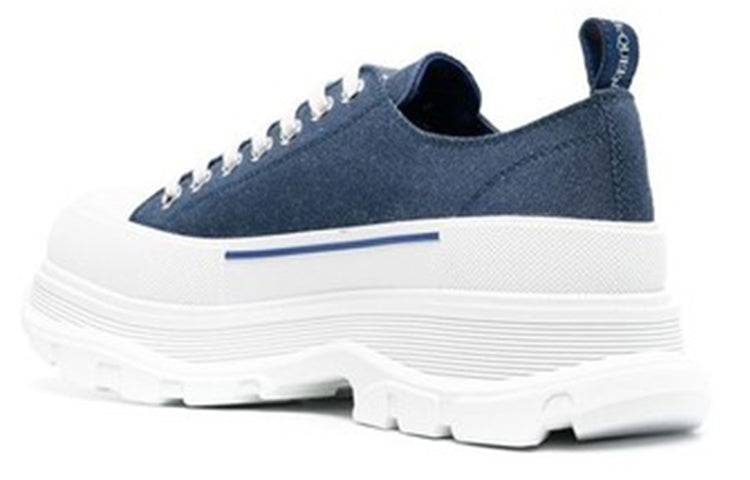 Alexander McQueen Treadslick Sneakers 'Indigo Blue' 604257W4PD14177 #.