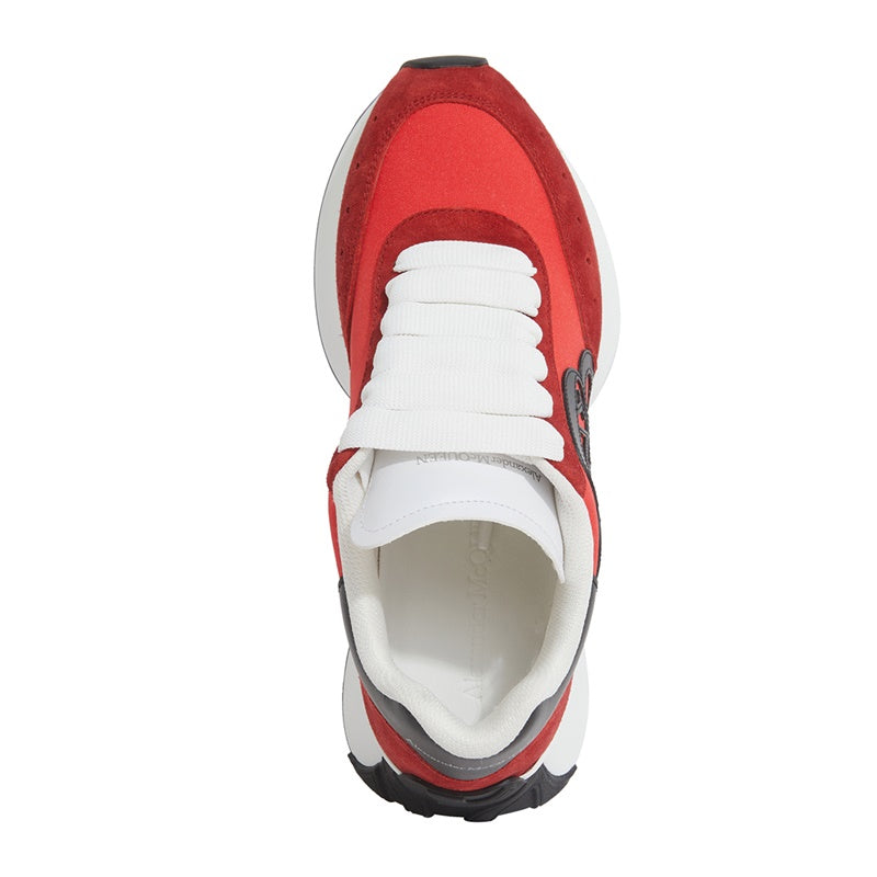(WMNS) Alexander McQueen Sprint Runner 'Red Black' 687996W4T226475 #