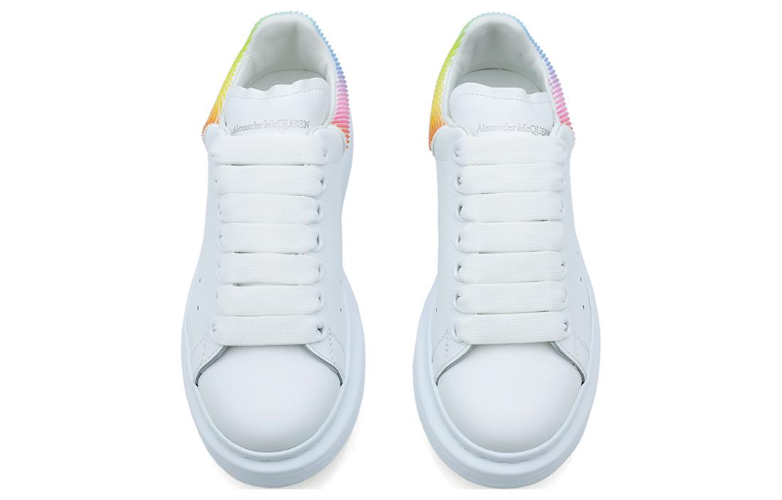 (WMNS) Alexander McQueen Larry Oversized Low-Top Sneakers 'White Multi' 708070WICG4903 #
