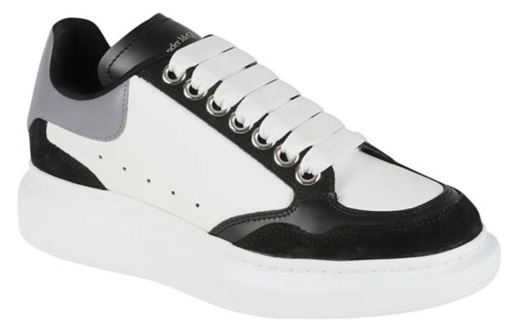 (WMNS) Alexander McQueen Larry Oversized Sensory Sneakers 'White Black Grey' 758982WIA5V1142 #