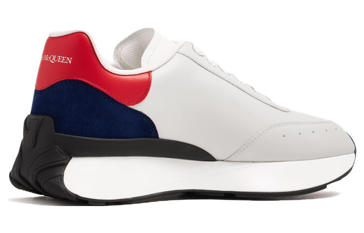 Alexander McQueen Sprint Runner Sneakers 'White Black Red' 777417WIDNF1799 #