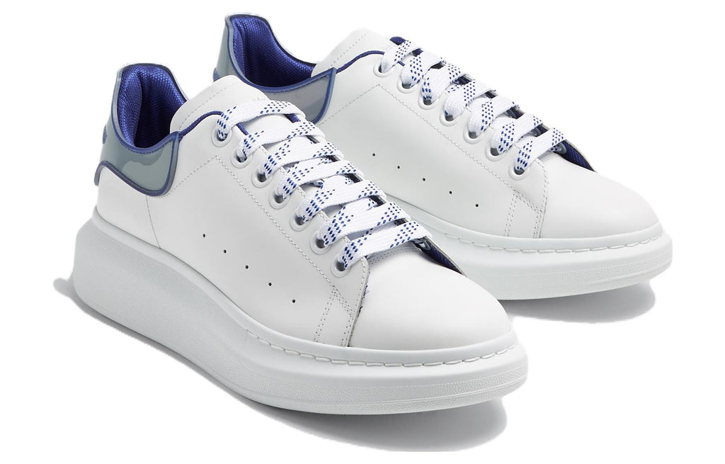 Alexander McQueen Oversized Sneakers 'White Blue Iridescent' 757704WIE868710 #