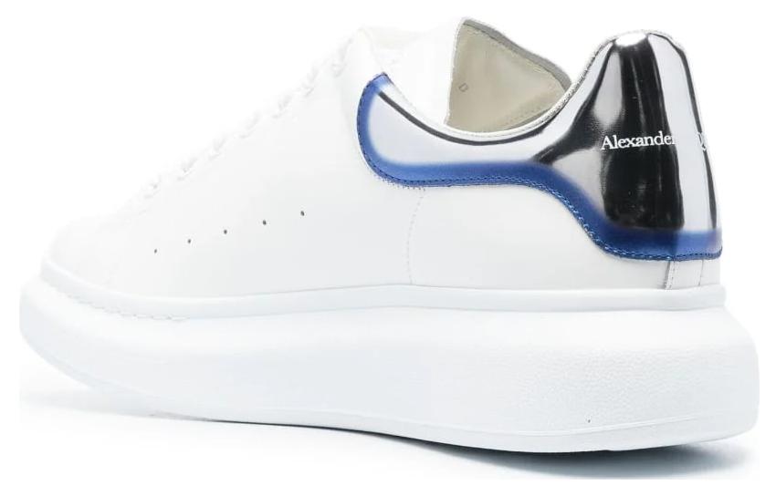 Alexander McQueen Oversized Sneakers 'White Black Blue' 750335WIDJN8711 #