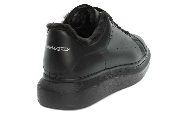 Alexander McQueen Oversized Sneaker 'Black Wool' 604228WHVJX1000 #