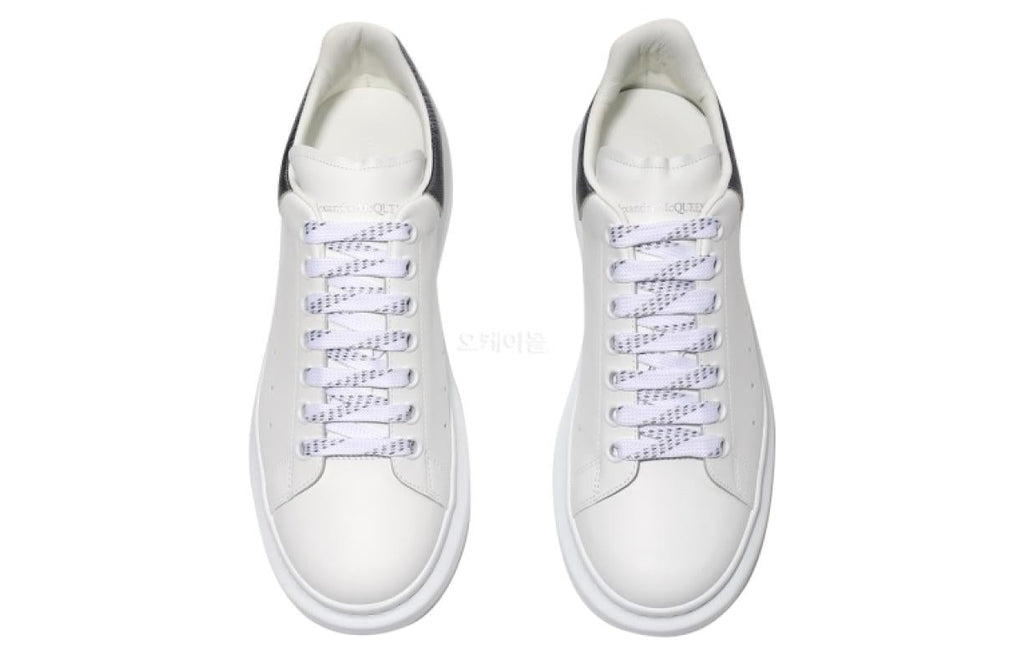 Alexander McQueen Oversized Sneakers 'White Black' 625162WICGA9154 #