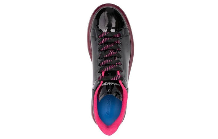 Alexander McQueen Oversized Sneaker 'Transparent Sole - Black Pink' 662657WIA3A1534 #