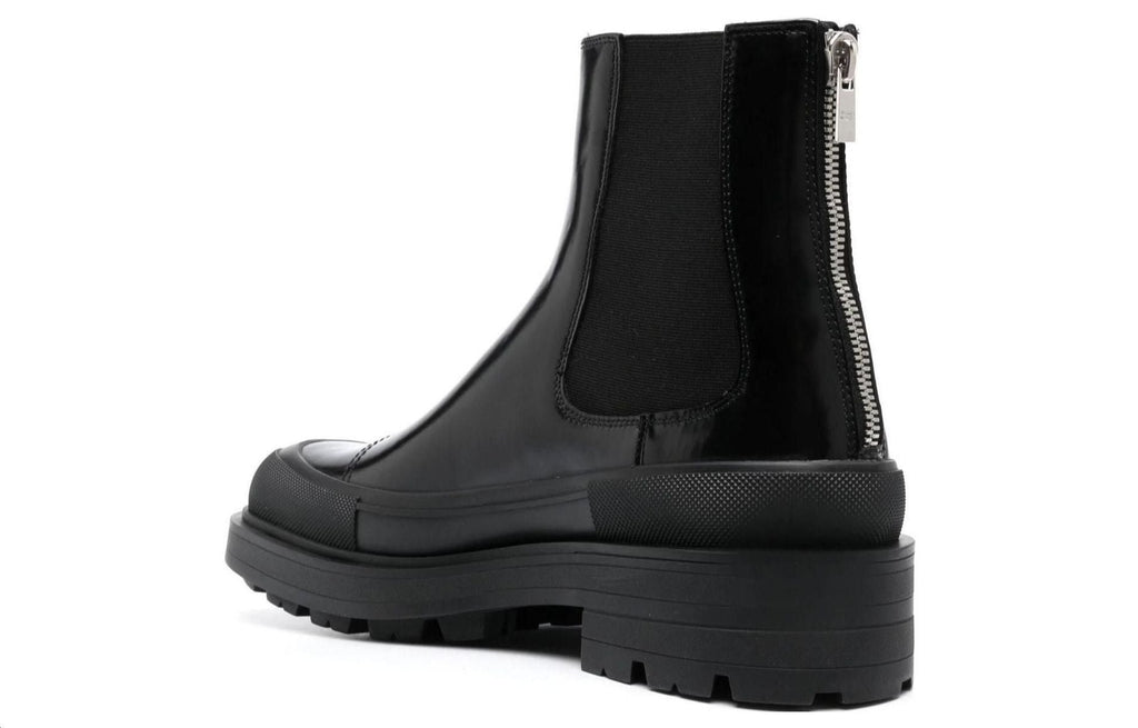 Alexander McQueen Chelsea Ankle Boots 'Black' 736508WHV7J1000 #