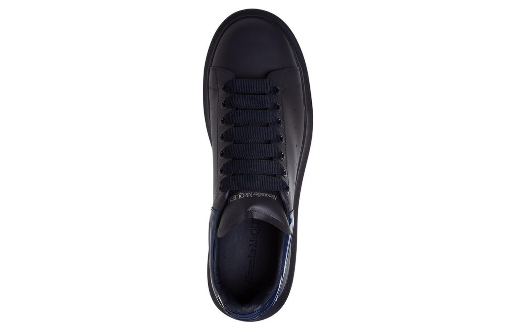 Alexander McQueen Oversized Sneaker 'Triple Black Blue' 727390WICGV4219 #