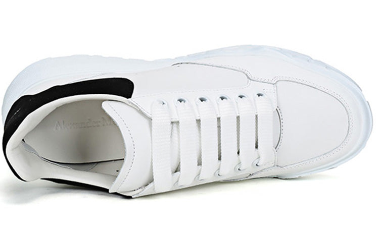 Alexander McQueen Oversized Court Trainer 'White Black' 634619WHZ969061 #