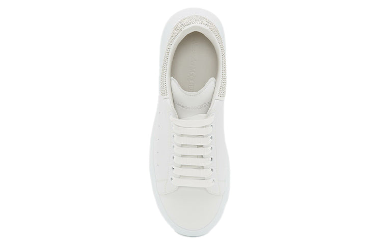 Alexander McQueen Oversized Crystal-embellished Sneakers 'White' 646967WHZ4Y9071 #