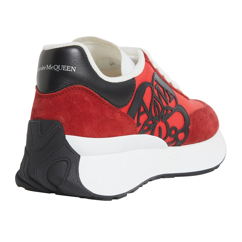(WMNS) Alexander McQueen Sprint Runner 'Red Black' 687996W4T226475 #