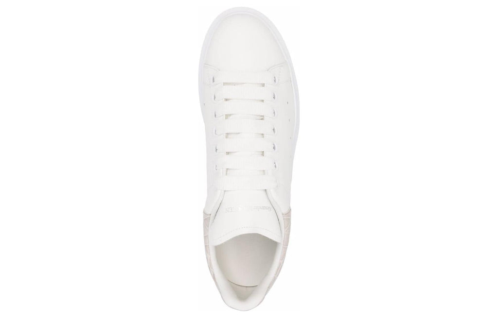 (WMNS) Alexander McQueen Oversized Sneaker 'White Champagne' 553770WHXMY9551 #