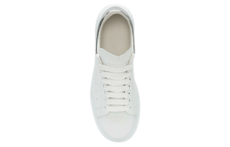 Alexander McQueen Oversized Sneaker 'White Silver Crocodile' 625162WHYBQ9071 #