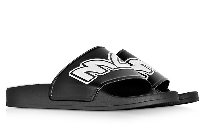 Alexander McQueen Logo Sandals Black/White 547040-R2587-1006 #