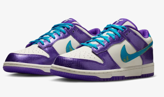 NIKE DUNK LOW PROTRO ' DRAFT PACK' - FIERCE PURPLE